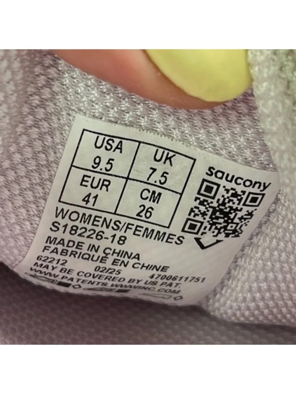 Saucony Lancer 3 Women Size 9.5 Ivory White Pink Athletic Running Shoes Sneakers